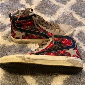 Golden Goose Tartan Sneakers